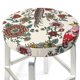 thumbnail image 3 of Balery Dark Enchanted Flowers And Birds Fundas de asiento para taburete de bar redondo de tela de terciopelo ajustables que protegen de arañazos y manchas para sillas de 14 a 17 pulgadas.-13 inch, 3 of 7