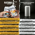 thumbnail image 4 of Rationale Brewing Hazy IPA Non-Alcoholic beer, 6 pack, 12 fl oz, Aluminum Cans, <0.5% ABV, 4 of 7