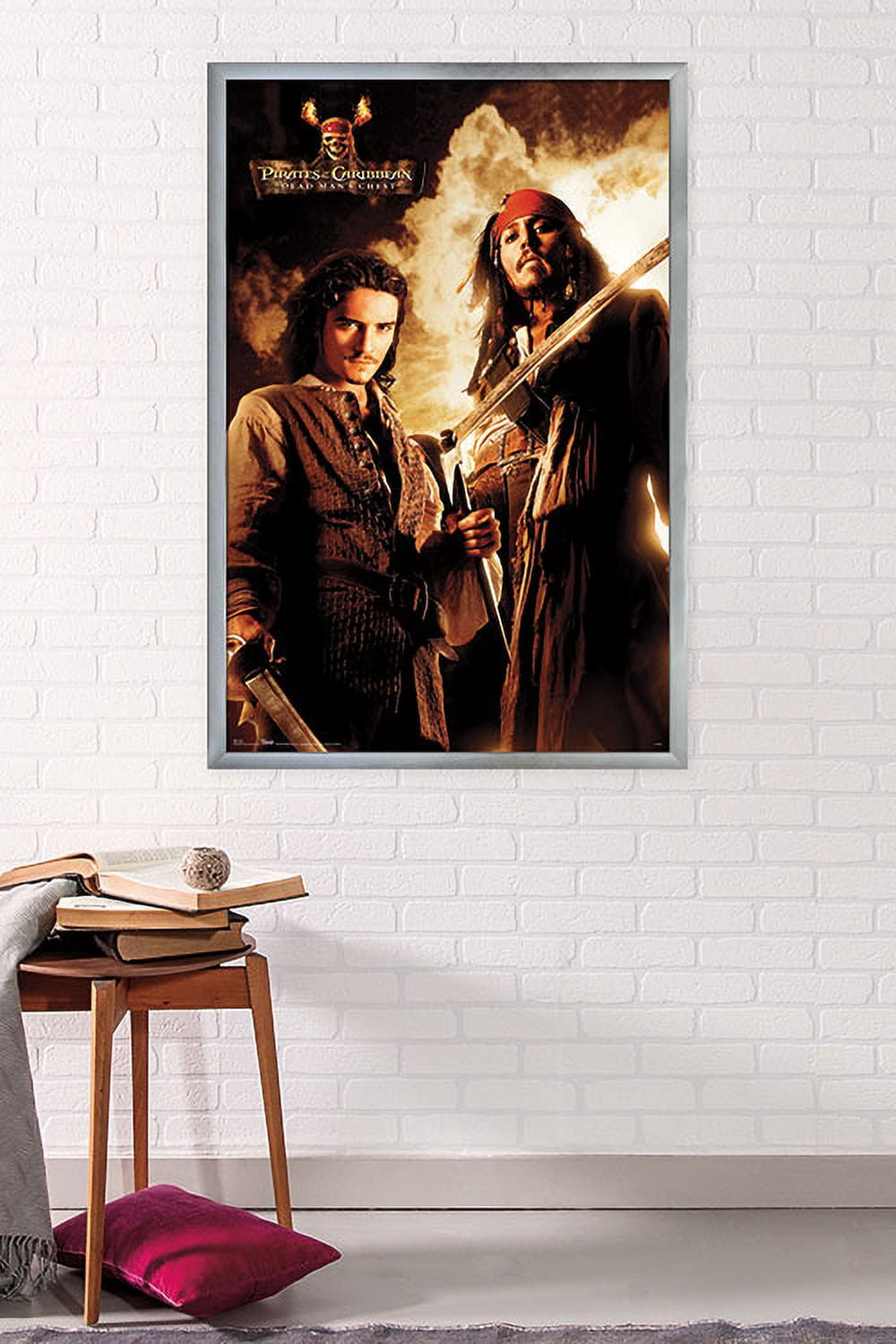 Disney Pirates of the Caribbean: Dead Man's Chest - Duo Wall Poster, 22.375" x 34", Framed