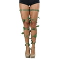 thumbnail image 4 of ToBeInStyle Womens Nature Party Summer Festival Ivy Leg Wraps - Green, 4 of 5