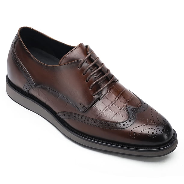 CMR CHAMARIPA Men's Dress Shoes That Make You Taller 2.36 inches Invisible Height Increasing