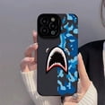 thumbnail image 2 of Phone Case for IPhone15ProMax IPhone 15 Case 11 Camouflage Shark XR Max Creative Case, 2 of 5