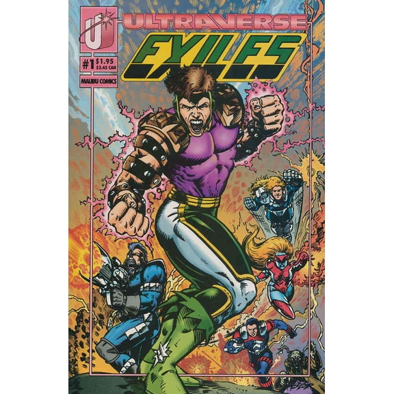 Exiles (Malibu) #1 VF ; Malibu Comic Book