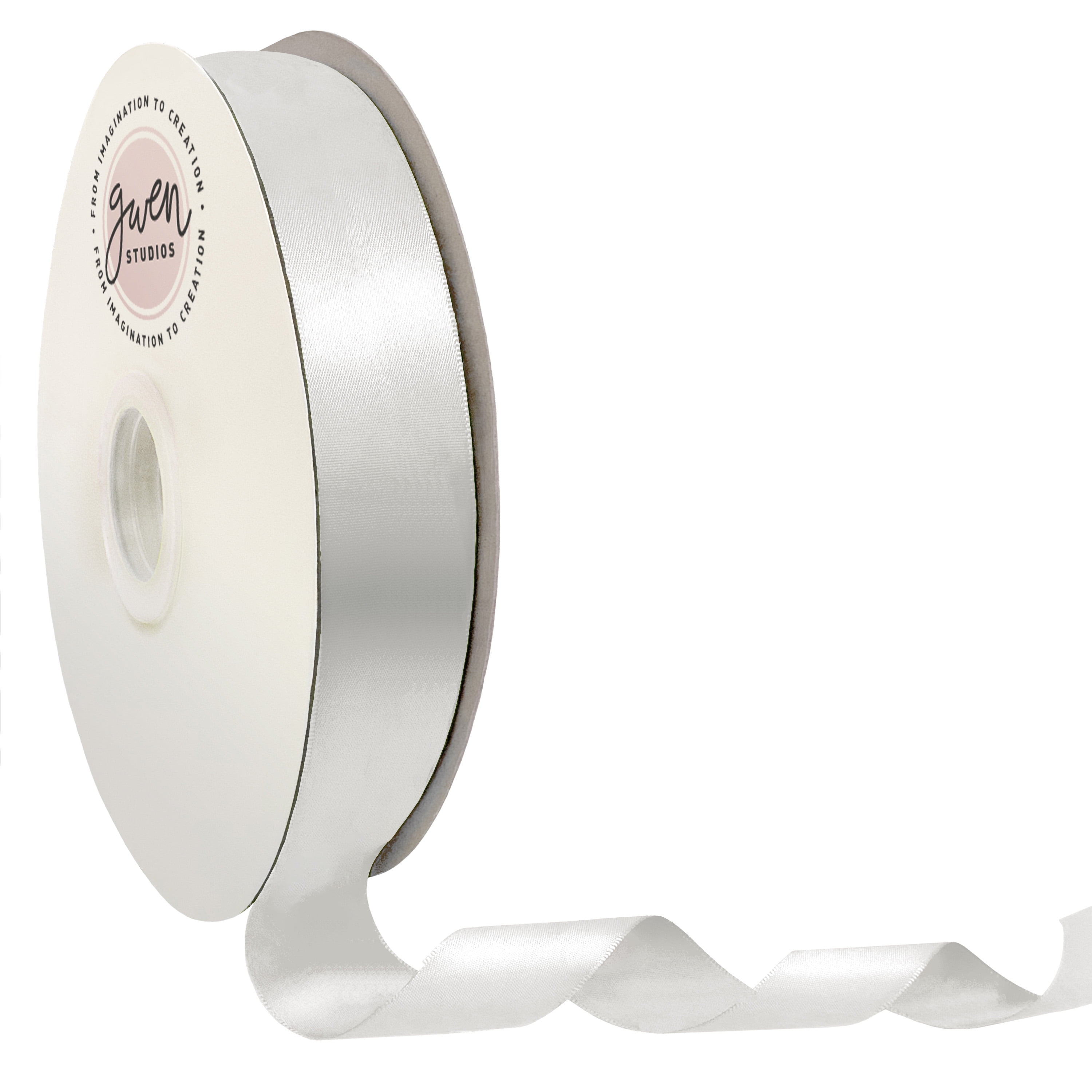 5 Yards Satin Ribbon 6mm Pure White Wedding Scrapbook Embroid 1/4 inch " Craft 