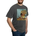 thumbnail image 4 of CafePress - Sunflowers & Kitten Ash Grey T Shirt - Mens Comfort Colors Shirt, 4 of 5