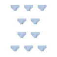 thumbnail image 3 of Qarigey Calzoncillos elásticos para mujer, ropa interior transpirable suave, bragas desechables femeninas elásticas, suministros para niños Azul 10piezas, 3 of 6