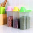 thumbnail image 4 of AMERTEER Cereal Storage Box with Lid Measuring Cup Plastic 1.9/2.5L Food Storage Dispenser for Cereals, 4 of 10