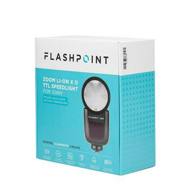 Flashpoint Zoom Li-on X R2 TTL On-Camera Round Flash Kit For Canon (Godox V1)  FP-ZL-X-C-K