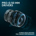 thumbnail image 5 of Logitech G Pro X SE Wired Gaming Headset: Blue VO!CE Detachable Boom Mic, DTS 7.1, 50 mm Drivers, USB/3.5mm Aux, USB DAC Included, for PC, Xbox, PS5, PS4 - Black, 5 of 9