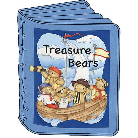 Creative Cuts Nursery Soft Fabric Story Book Kit, Treasure Bears