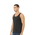 thumbnail image 3 of CROWN CRAZE - Crewneck Comfortable Sleeveless Cvc Tank for Men | Pack of 6 Made with 4.2 Oz, 52/48 Airlume Combed and Ring-Spun Cotton/polyester, Size - L Dark Grey Heather Color Tank, 3 of 6