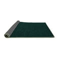 thumbnail image 2 of Ahgly Company Indoor Rectangle Solid Turquoise Blue Modern Area Rugs, 3' x 5', 2 of 4