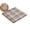 Multicolor6, variant on Chair Seat Cushion 1" Thick Square High Density Foam Bench Cushion with Ties, Chair Seating Pad Floor Cushion for Dining Kitchen Office