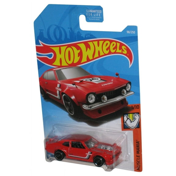 Hot Wheels Muscle Mania 1/10 (2017) Red Custom Ford Maverick Toy Car 98/250