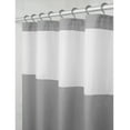 thumbnail image 1 of Zenna Home Smart Curtain Hendrix View Fabric Shower Curtain with Attached Roller Glide Hooks, 1 of 5