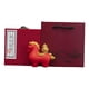 thumbnail image 2 of Estatua de caballo pequeña colección de figuras de caballo decoración Feng Shui para estantería de oficina Caja de regalo de calabaza roja, 2 of 9