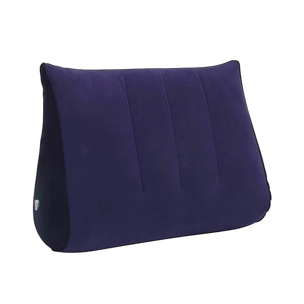 Cojín Inflable Tipo Cuña para el Cuerpo, Ayuda para la Postura de Yoga, Cojín Triangular para Dormir, Elevar las Piernas y Viajar.