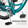 thumbnail image 6 of NAIZEA 20"/24"/26" Adult Tricycles, 7 Speed Three Wheel Bike Cruiser Trike with Large Basket for Men, Women, Seniors, 6 of 11
