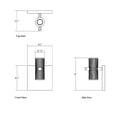 thumbnail image 7 of Sonneman SLS0216 Suspenders Standard Single Led Wall Sconce - Black, 7 of 7