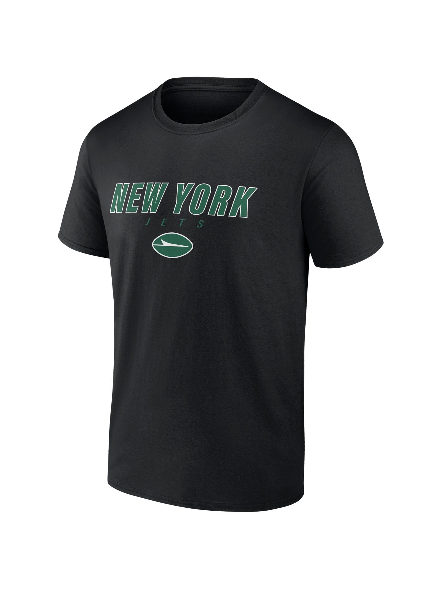 NFL New York Jets Men's Cotton Black Short Sleeve T-Shirt