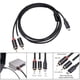 thumbnail image 5 of Cable de audio dual tipo C a 2 para TV, amplificadores, grabadoras y componentes de cine en casa 1M, 5 of 9