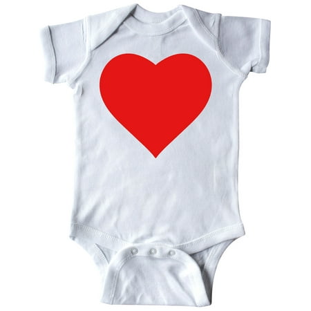 

Inktastic Red Heart Gift Baby Boy or Baby Girl Bodysuit