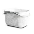 thumbnail image 2 of Cesta de Ducha Portátil, Canasta de Almacenamiento de Baño de Diseño de Agujero Pequeño Resistente Gran Capacidad para Baño, 2 of 7