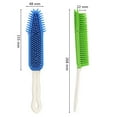 thumbnail image 3 of 2Pcs Pet Hair Remove Brush, Portable Dogs Cats Hair&Lint Remover Brush Rubber Massage Brush for Furniture, Car Interiors, Carpet (Blue and Green), 3 of 7