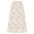 thumbnail image 2 of DailyTrove Women's Floral High Waisted Fashionable Casual Temperament Large Umbrella Skirt, 2 of 5