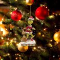 thumbnail image 3 of Elfo verde de Navidad colgante decorativo de dibujos animados colgante portátil para regalo de vacaciones Sywqhk libre de BPA, 3 of 7