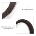 thumbnail image 4 of Uxcell 26ft L x 0.3" W x 0.3" H Self-Adhesive Seal Weather Stripping Brush Brown, 4 of 5