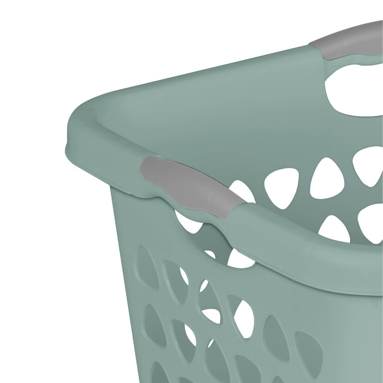 Sterilite 1216 - 2 Bushel Ultra™ Laundry Basket Aqua Chrome 12167906