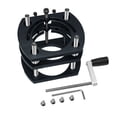 thumbnail image 1 of Zootealy Aluminum Alloy Router Lifter Base with Stainless Steel Support Rods - Crank Handle Adjustment, Stable Clamping System for Woodworking Router Table - Black, 1 of 6