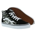 thumbnail image 4 of Vans Sk8 High PS Boys Shoes Size 11, Color: Flame Camo Black/Grey, 4 of 5