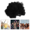 thumbnail image 2 of Peluca Afro para hombre, pelucas cortas negras rizadas, disfraz divertido de discoteca de los años 70, accesorio para fiesta de Halloween, pelo adulto Unisex, vestido elegante divertido, 2 of 5
