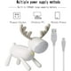 thumbnail image 5 of Luz de noche LED para niños, lámpara de mesa LED, diseño de ciervo y alce, lámpara de noche con carga USB, brillo ajustable, decorativa., 5 of 5