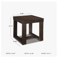 thumbnail image 5 of Signature Design by Ashley Watson Table d'Appoint Carrée Brun Foncé, 5 of 5