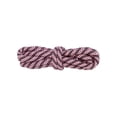 thumbnail image 2 of INSPIRE CHIC Two-Color Twill Dot Shoelaces, 2 Pairs of Striped Round Shoelaces for Martin Boots Black-Light Pink 180cm/70.9", 2 of 5