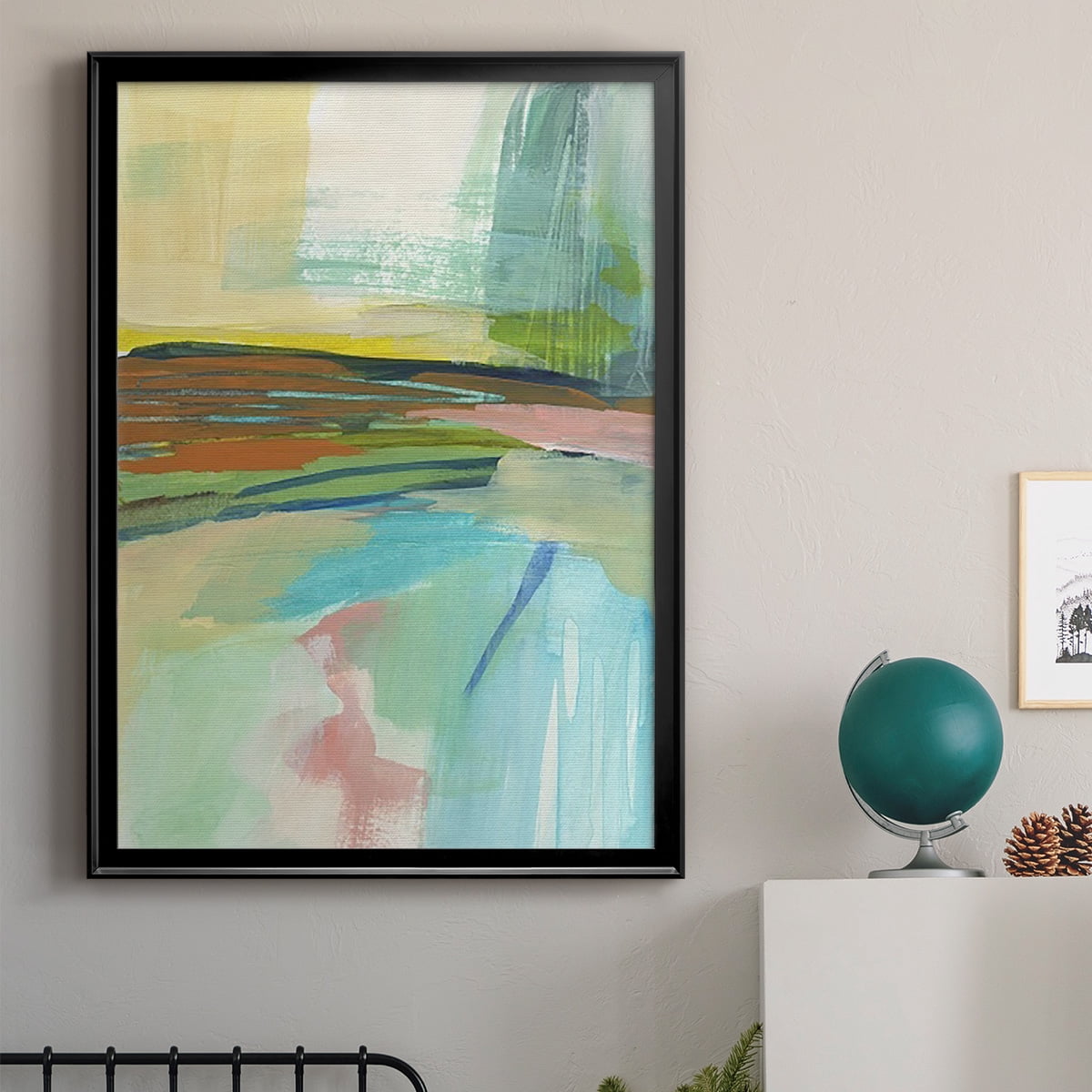 Radiant Horizon IV Premium Framed Print, in Gold, Black, or Silver - Ready to Hang