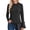 Black, variant on Mock Neck Twist Knot Tops for Women Long Sleeve Shirts Business Casual Fall Clothes Blue Size M