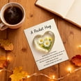 thumbnail image 5 of Pocket Hug Heart Token with Greeting Card, Valentine Pocket Hug, Heart Shaped Natural Stones, Romantic Gift for Her & Him, Ideal for Valentines Day & Anniversary, 5 of 5