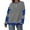 *Blue, variant on BODOAO Oversized Striped Crewneck Sweatshirt for Women Long Sleeve Color Block Pullover Tops Casual Loose Workout Shirt Sweatshirt 2024 Fall Crewneck Star Striped Top Hoodies Lightweight Black L