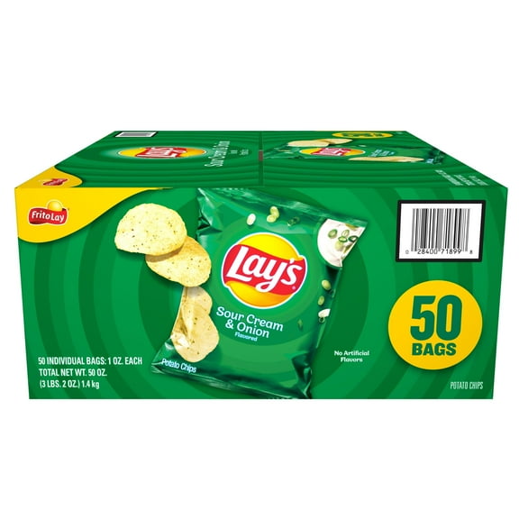 LAY'S SOUR CREAM  ONION (50 BAGS)