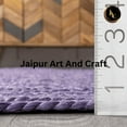 thumbnail image 3 of Jaipur Art And Craft Braided Reversible Indoor Carpet Rectangle Blue Jute Area Rug (4x6 Sq ft), 3 of 6