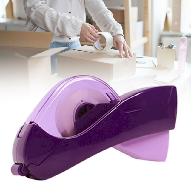 Handheld Packaging Tape Dispenser with Auto Cutter One Handed & Convenient No Batteries Needed Compatible with 1/2'' to 3/4'' Tape Included 1 Tape Roll Flexible Material Fixing Tape Strong Adhesion