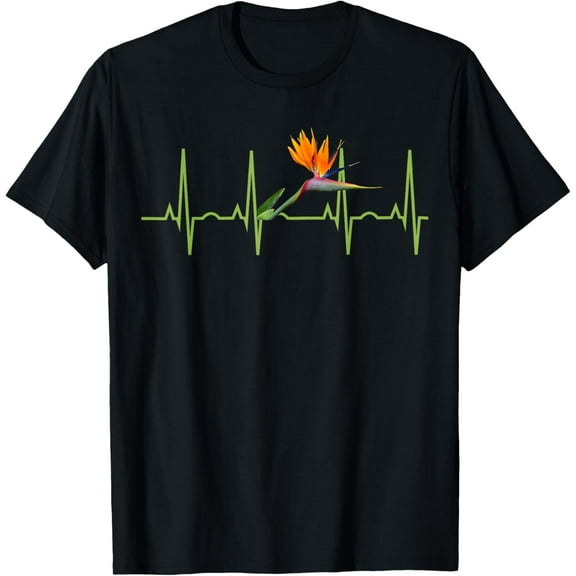 Premium Daily Comfort - Bird of Paradise Shirt - Best Flower Heartbeat T-Shirt T-Shirt