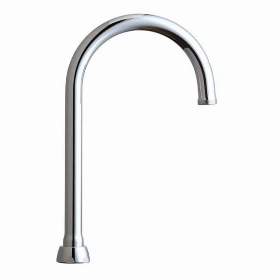 Chicago Faucet Gooseneck Spout, Brass GN2AJKABCP