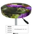 thumbnail image 4 of KLL butterfly bush flower Round Bar Chair Cushion Cover,Bar Stool Protector with Elastic, Soft Washable-13 inch, 4 of 7