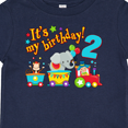 thumbnail image 4 of Inktastic Its My Birthday- Circus Train 2nd Birthday Boys or Girls Baby T-Shirt, 4 of 5