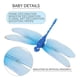 thumbnail image 3 of 5Pcs 8cm 3D Artificial Dragonflies Fridge Magnet for Home Christmas Wedding Decoration, Colors Rando, 3 of 5